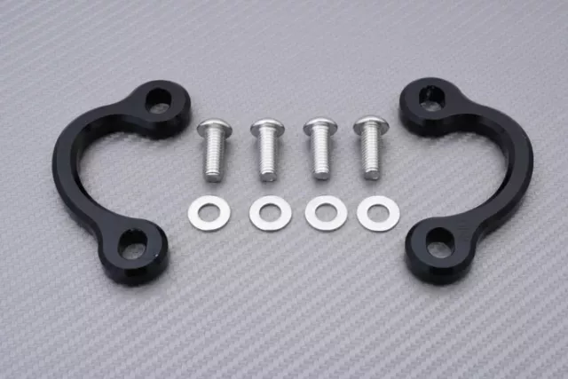 Hooks / Platines Fixations Sangles Noires SUZUKI GSX-R 750 GSXR WVC4 2011-2017