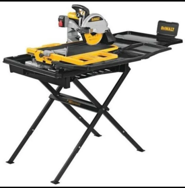 DEWALT 10" High Capacity Wet Tile Saw with Stand