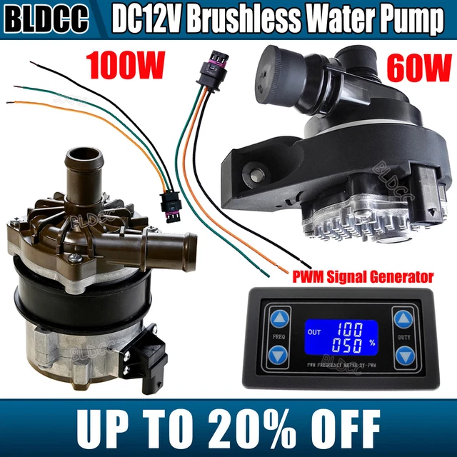PWM Speed Control Brushless DC Motor Water Pump 12v For Coolant Circulation