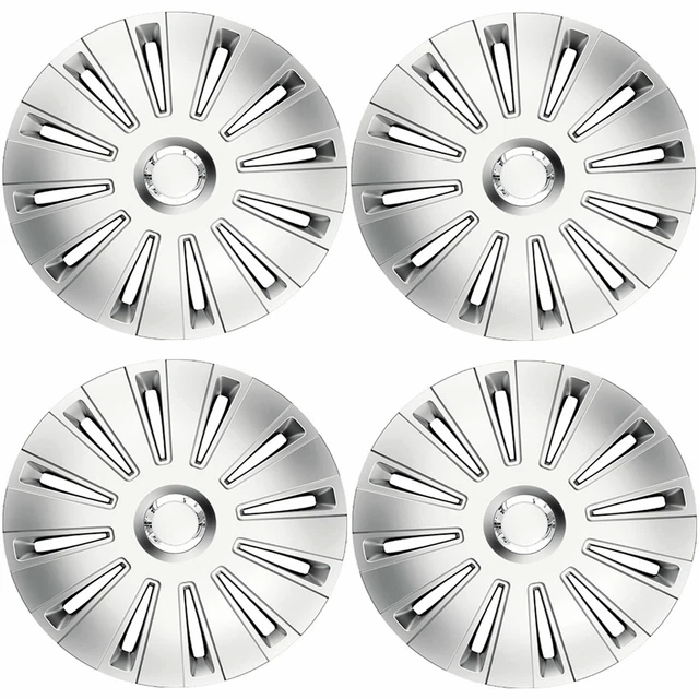 4 x Grey Silver Wheel Trims Hub Caps 14" fits Citroen C1 C2 C3 C4 Saxo