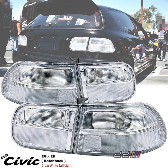 Dyno Racing JDM Yellow Bumper Fog Lights + Switch For 92-95 Honda Civic 2/3 Door – Halogen