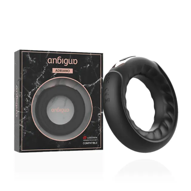 Anbiguo - Adriano Anillo Vibrador Compatible Con Watchme Wireless Technology En