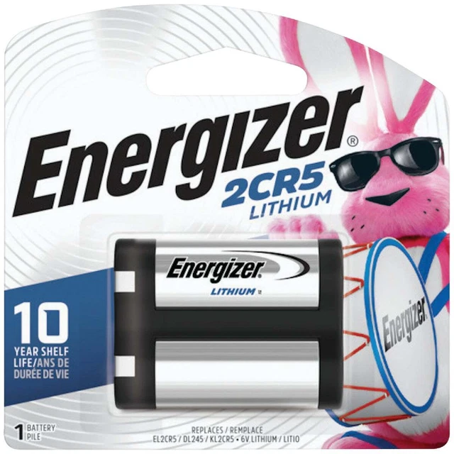 Energizer 2CR5 6V Lithium Battery EL2CR5BP Energizer EL2CR5BP 039800020918