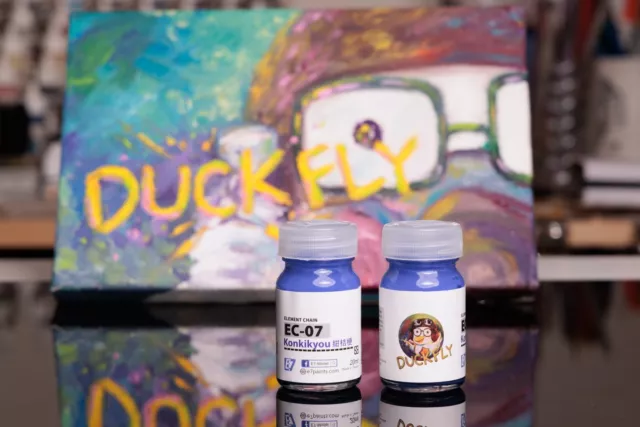 Pintura de laca de cadena de elementos "EC"" EC07 Konkikyou (20 ml) para kit de modelo
