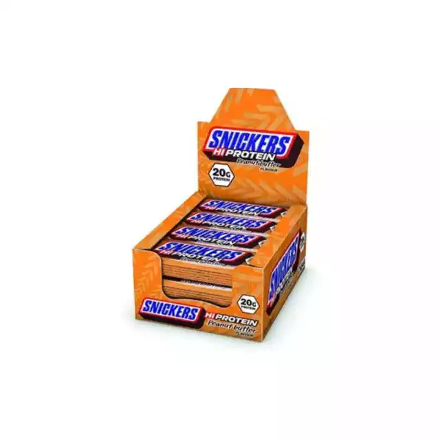 Snickers Hi-Protein Bar, 12 x 57g Riegel, Peanut Butter