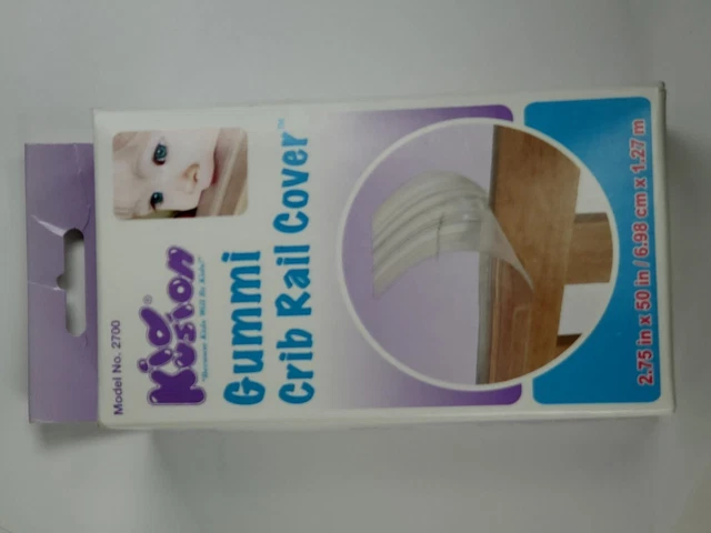 KidKusion GUMMI CRIB RAIL COVER Model 2700 Crib Rail Cover 2.75 x 50 in