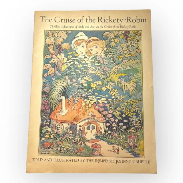 1931 The Cruise of the Rickety Robin Children's Large Booklet by Johnny Gruelle