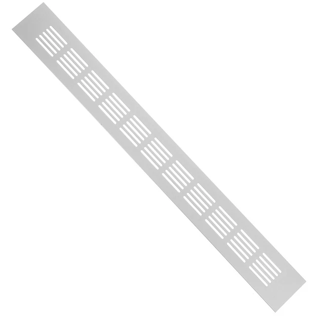 Griglia Ventilazione Alluminio 40x20cm - Bianco RAL9016, Con Rete Antinsetti, Per Interni/Esterni