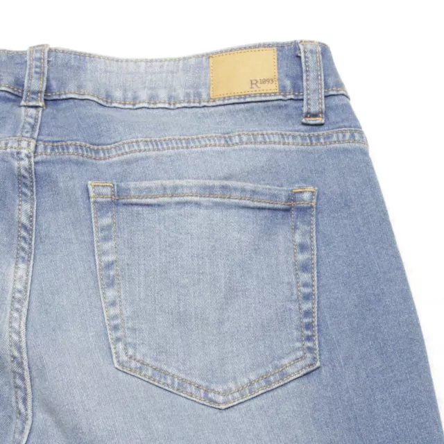 R1893 Sears Roebuck & Co. Women's Size 10 Blue Straight Medium Wash Stretch Jean 3