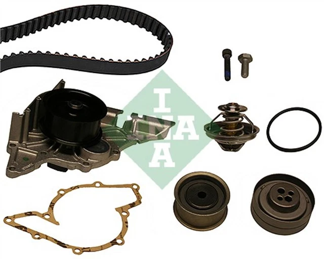 Pompa acqua INA + Set cinghie dentate 530 0161 30 per AUDI A4 A8 A6 80 4A2 C4 B5 4D8