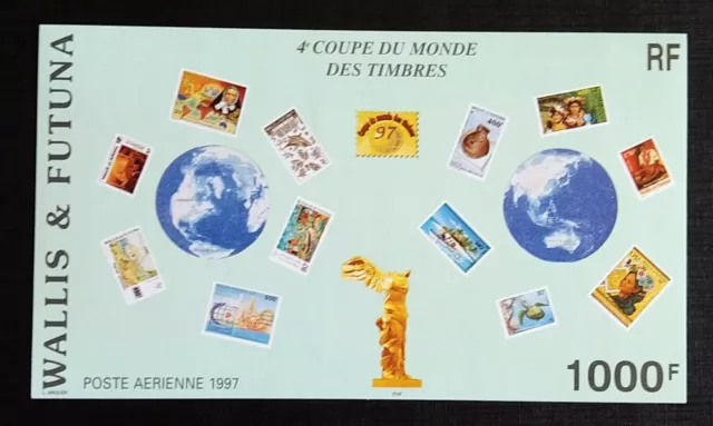 Wallis et Futuna Bloc Timbre N°7 Coupe du Monde des Timbres / NEUF** / 1997