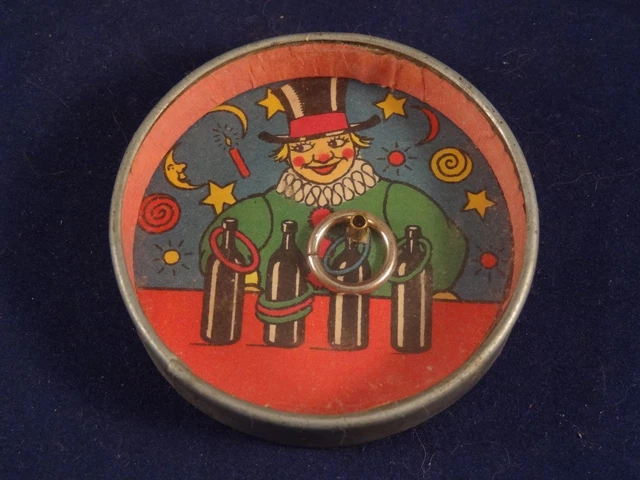 Jeu De Patience Ancien – Bille / Dextérité – Style Billard Flipper – Années 1910