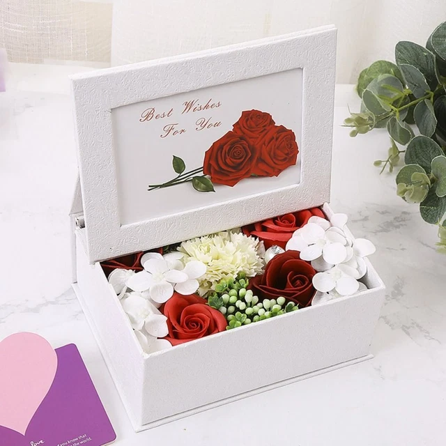 Aceite para baño del Día de San Valentín jabón rosa flor pétalos jabón floral aroma