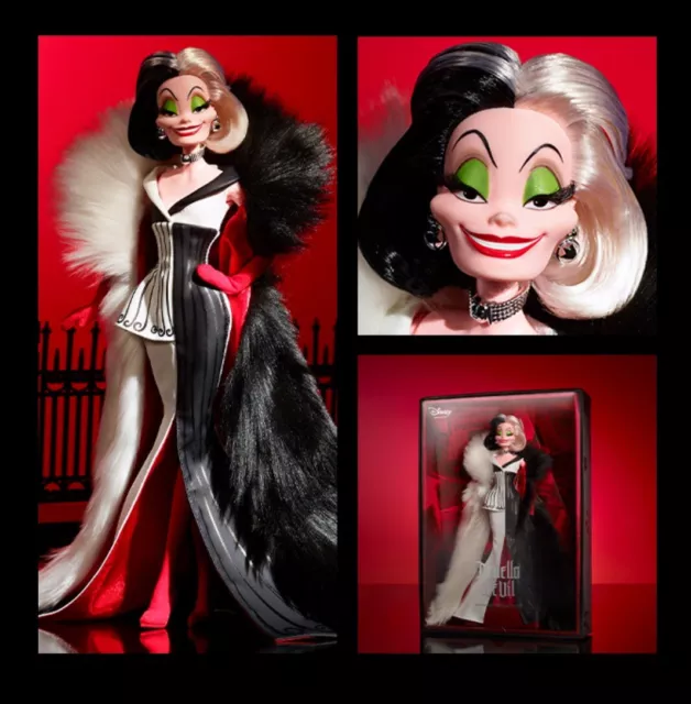 Disney Darkness Descends Cruella De Vil Doll Mattel Creations Exclusive PRESALE