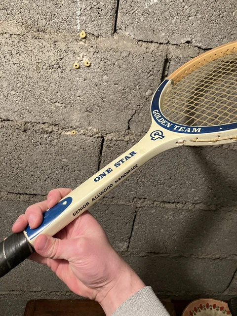 Vintage Wooden SPALDING Challenge Tennis Racquet 1970's