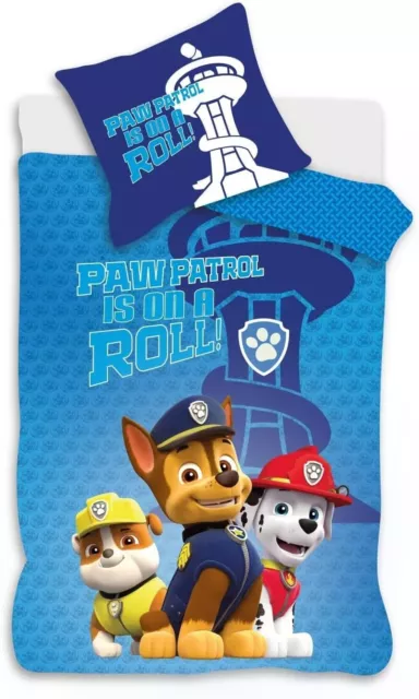 Paw Patrol Bambino Lenzuola 100 X 135 CM 100% Cotone