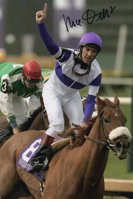 Frankie Dettori Horse Racing Personally Hand Signed 12X8 Photo