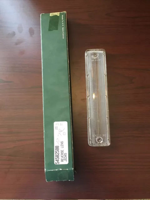 NEW NOS Lucas 54582588 Reverse Lamp Lens Jaguar JS345 XJ6 XJ12 1971-1976