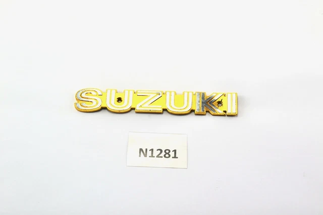 Autocollants 3D Pour Réservoir Suzuki – Logo Doré, 2 Pièces, Déco Personnalisée Facile à Poser