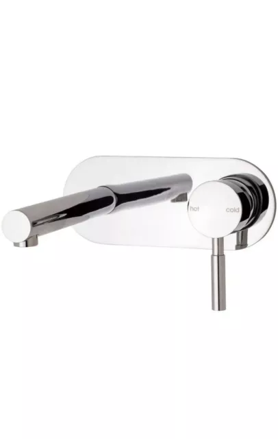 New Wall Basin Mixer Bathroom Set 200mm Tap Phoenix Tapware Vivid V786 CHR