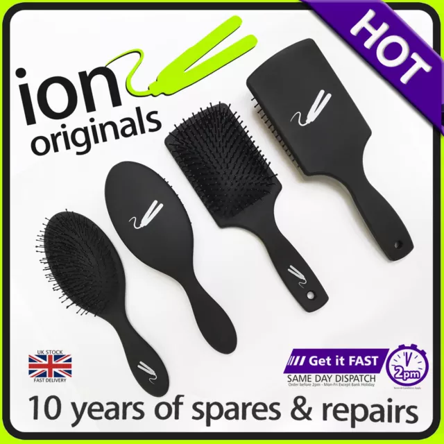 Paddle or Round Head Brush - New professional salon brushes by ionco®