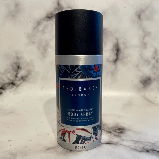 TED BAKER LONDON Dark Mahogany Body Spray 150ml NEW FAST