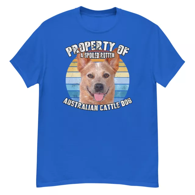 Australian Cattle Dog Red Retro Property Of Unisex T Shirt