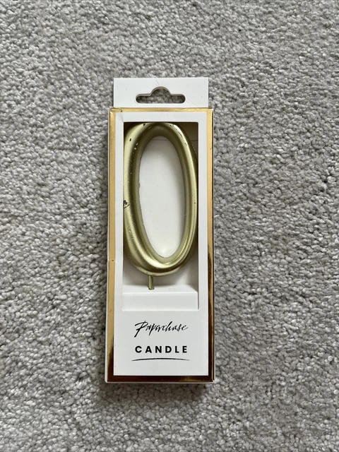 Paperchase candela compleanno oro 0 / zero