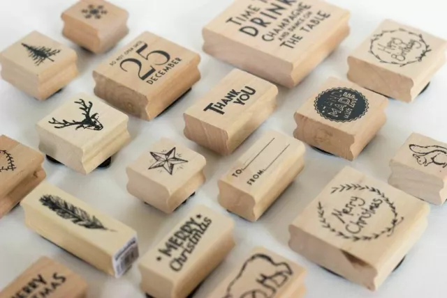 Craft Rubber Stamps | East Of India Scrapbooking Stamping Art Project Christmas