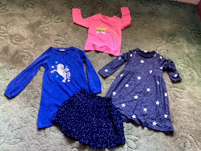 JOB LOT CAR BOOT x4 Items GIRLS  Bundle of CLOTHING: M&Co,TU GEORGE,GAP 4-5yrs