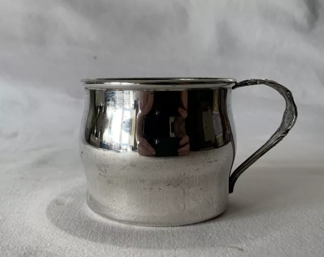 Vintage Rogers 1881 Silver Plated Baby Mug