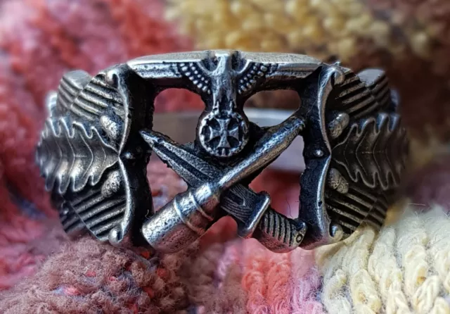 GERMAN-RING- Airborne Division cross