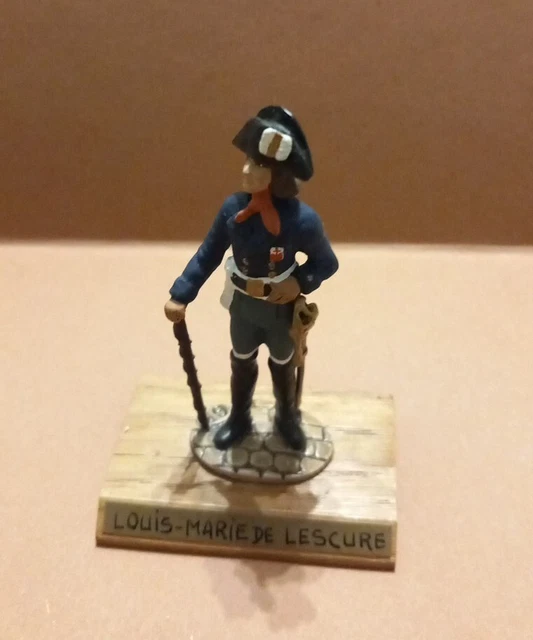 Soldat De Plomb Guy Renaud, Porte-drapeau Numéroté 16797, District St Germain Des Prés, échelle 54mm