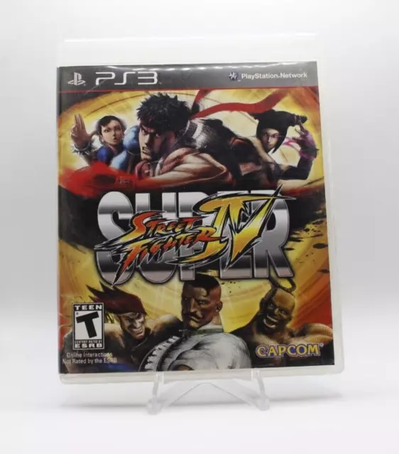 Super Street Fighter IV 4 (Sony PlayStation 3, 2010) PS3 No Manual