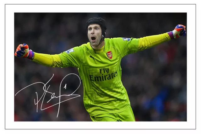 PETR CECH Signed Autograph PHOTO Fan Gift Signature Print ARSENAL Soccer