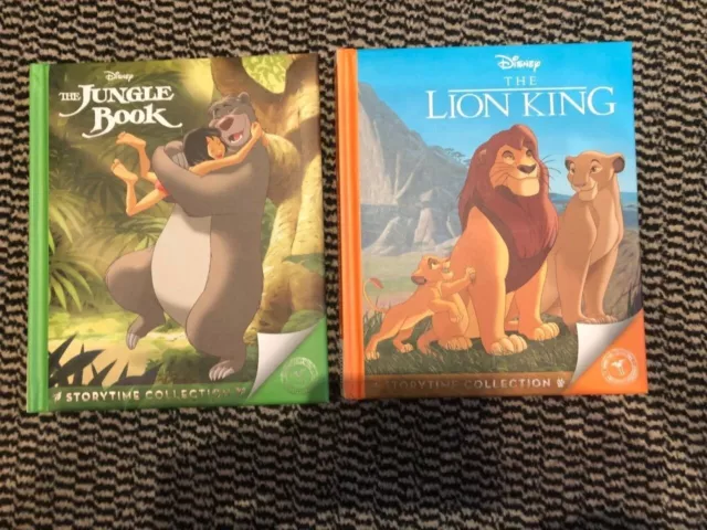 Disney Jungle Book n Lion King, hardback