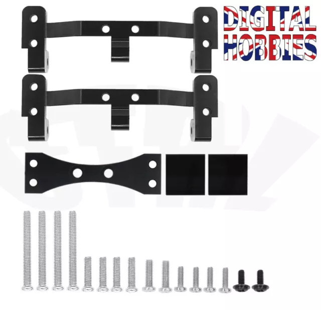 Metal Axle truss Bridge WPL C14 C24 C54 C34 C44 optional Servo on axle mount UK