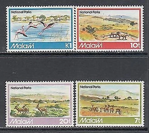 Malawi - Post Yvert 378/81 MNH Fauna