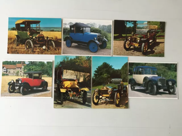 Lot  7  Cartes Postales   VOITURES DE COLLECTION   Postcards  Tacots