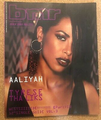 Black Music Review Japan Magazine Aaliyah Cover July 2001 bmr No.275 Rare
