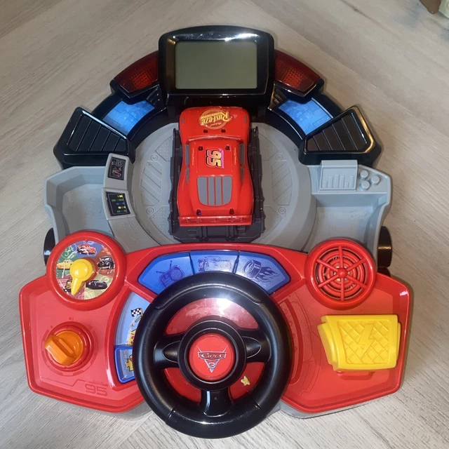 Vtech Car Racing VTECH DISNEY CARS Ready To Race Lightning Mcqueen Electronic Driving ...