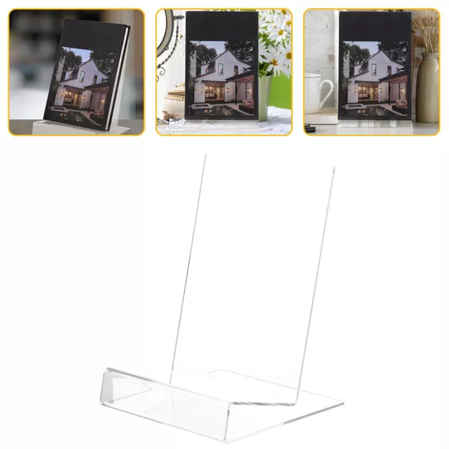 acrylic book stand Book Display Stands Acrylic Easel Photo Frame Desk File