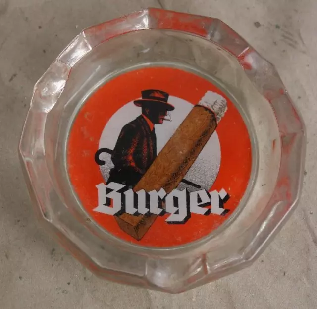 Alter Rinas Zigarren Werbe Aschenbecher Reklame Werbung
