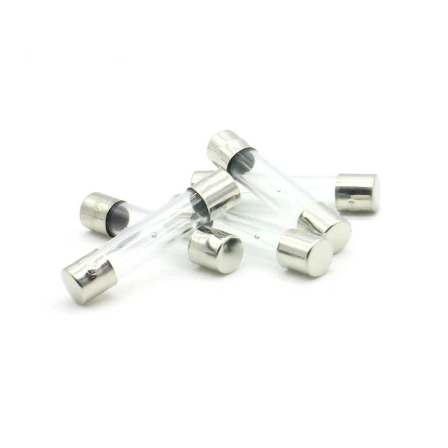 5x lot Fusibles verre 6x30mm rapide 1A - F1A - 250v - 18fus002