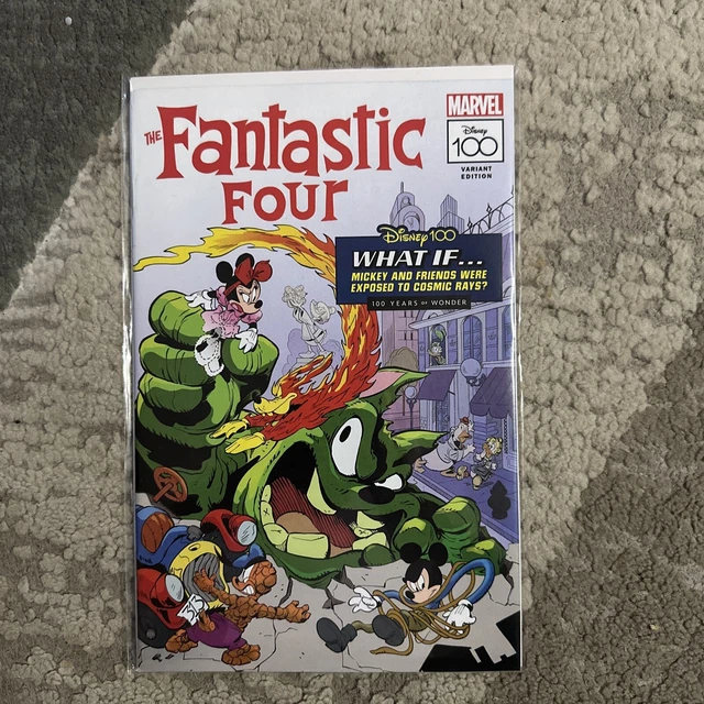 Amazing Spider-Man 19 Nm Fantastic Four What If? Disney 100 Variant Marvel