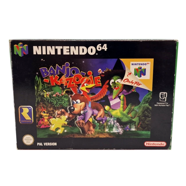 🎄NINTENDO 64 N64 Game BANJO KAZOOIE Boxed PAL
