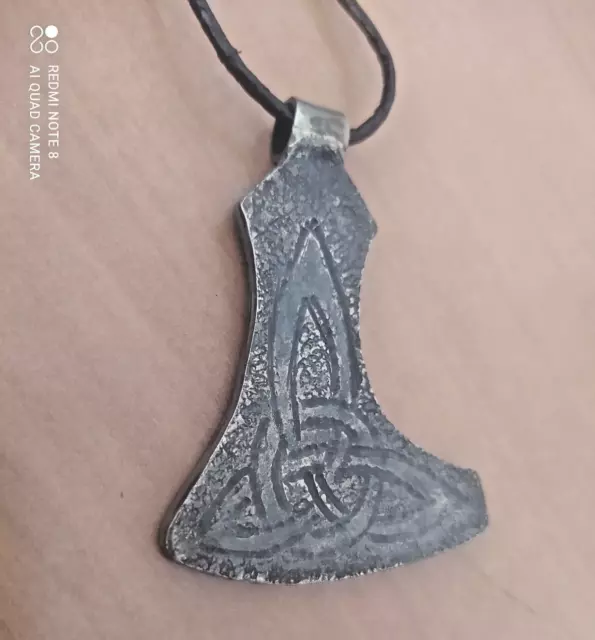 Viking Talisman Amulet Ancient Silver Pendant Spiritual Necklace Nordic 3