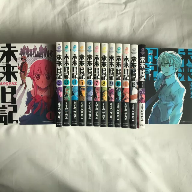 Mirai Nikki Future Diary comic 1-12 vol complete set Manga Anime On Sale.