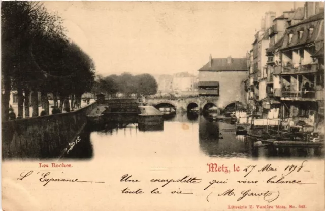 CPA AK METZ le - Les Roches (455072)