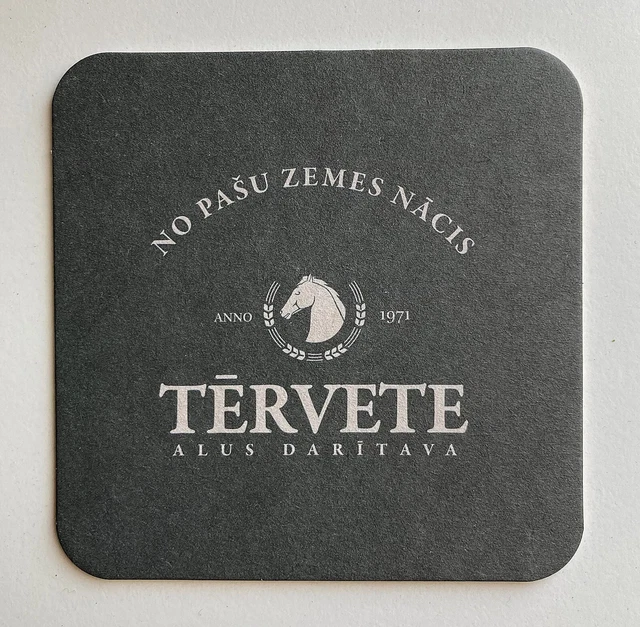 1 Latvia beer coasters